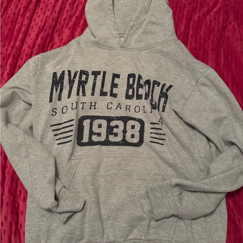 Gray Myrtle Beach Hoodie